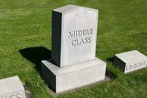 Y a-t-il démoyennisation de la société française?