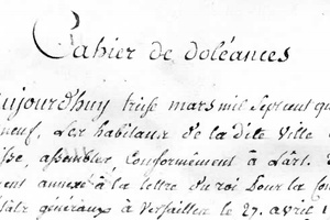 Cahier de doléances, Chénérailles, 13 mars 1789